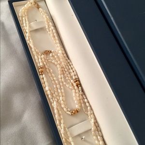 💞Genuine solid 14k gold pearl set💞